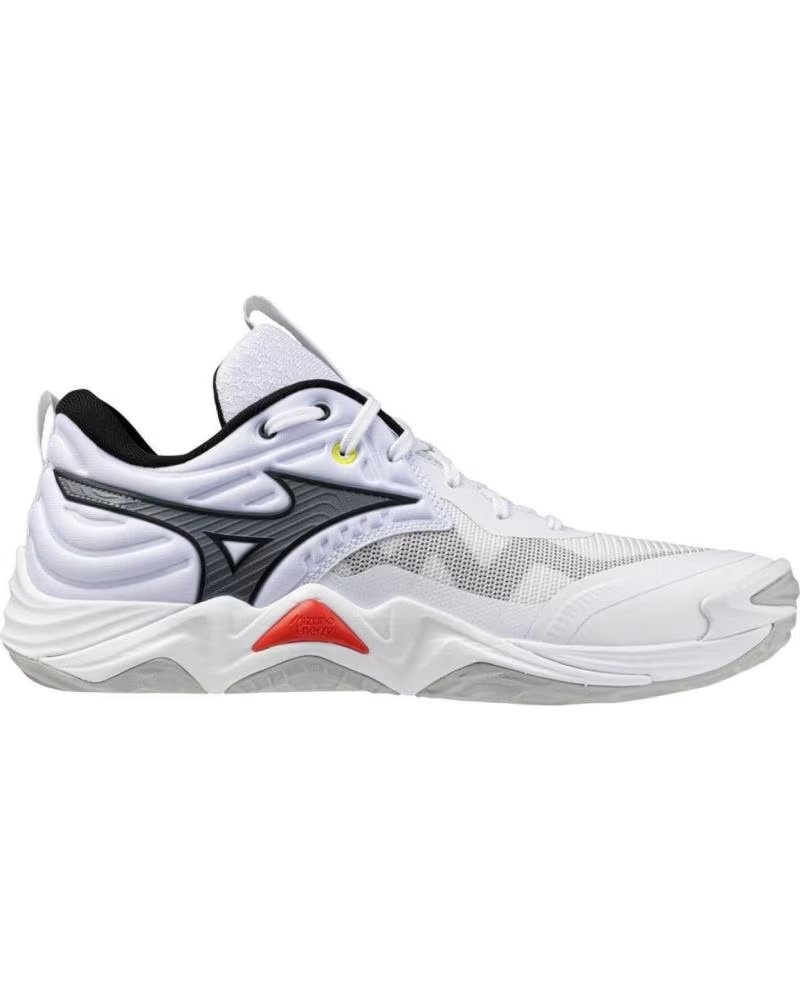 Zapatillas Mizuno Wave Momentum Elite Blanco Rojo Verde Blanco Rojo y Verde