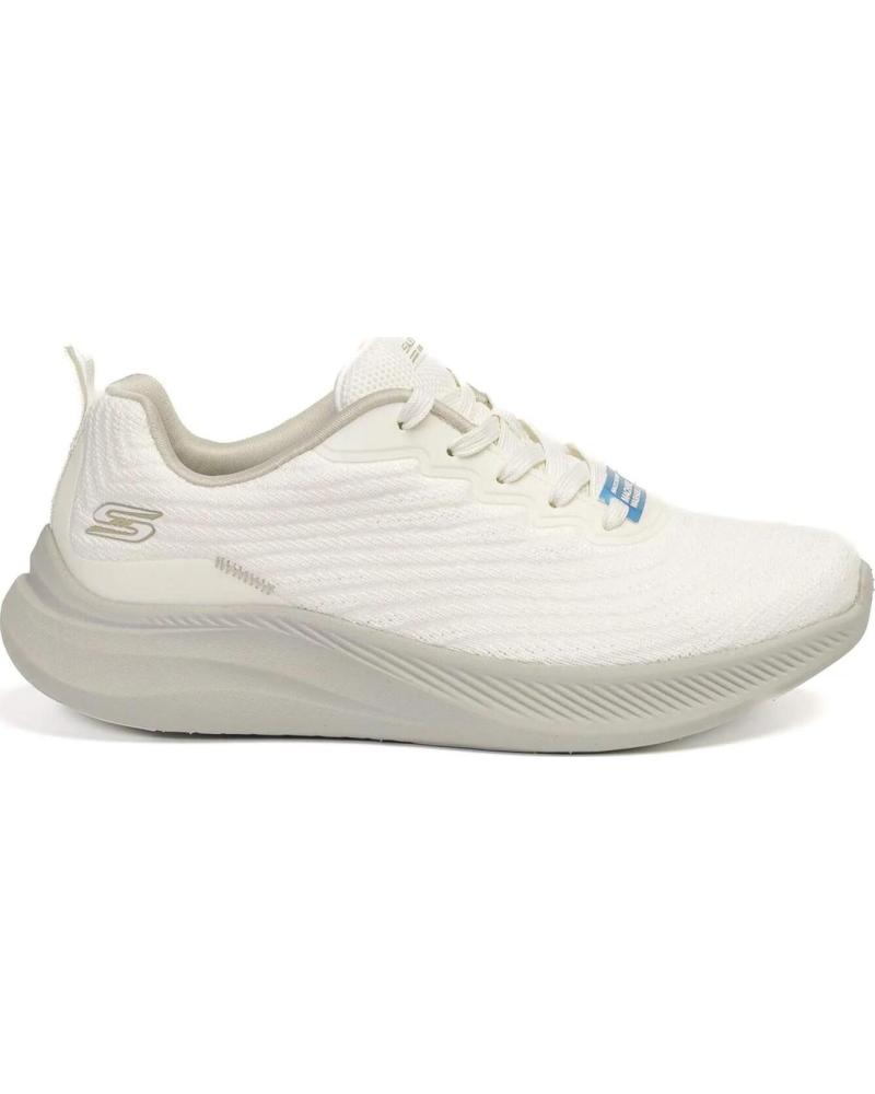 ZAPATILLAS SKECHERS BOBS SPORT MEMORY FOAM MUJER BLANCO