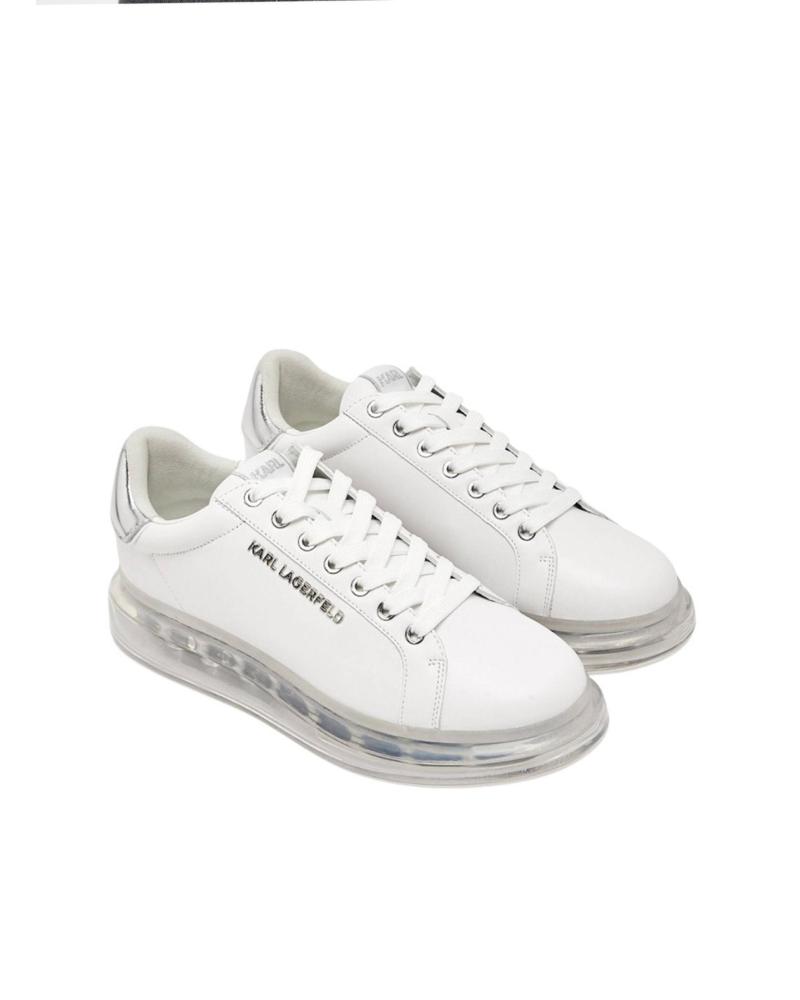 ZAPATILLAS CASUAL KARL LAGERFELD KAPRI KUSHION LO LACE LTHR HOMBRE BLANCO BLANCO