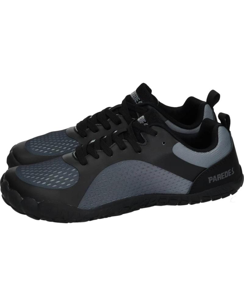 ZAPATILLAS CASUAL PAREDES LT26683 HOMBRE NEGRO