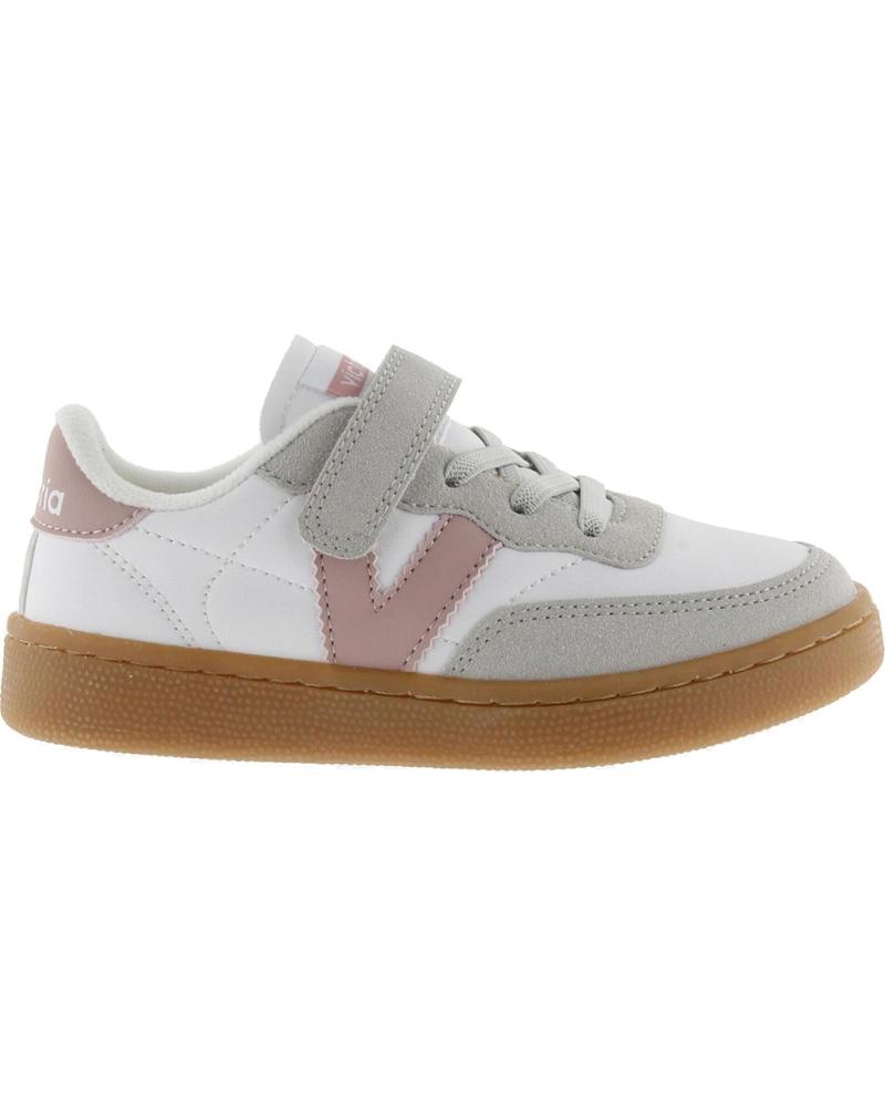 ZAPATILLAS VICTORIA OSLO 1256102 NIÑA VELCRO ROSADO