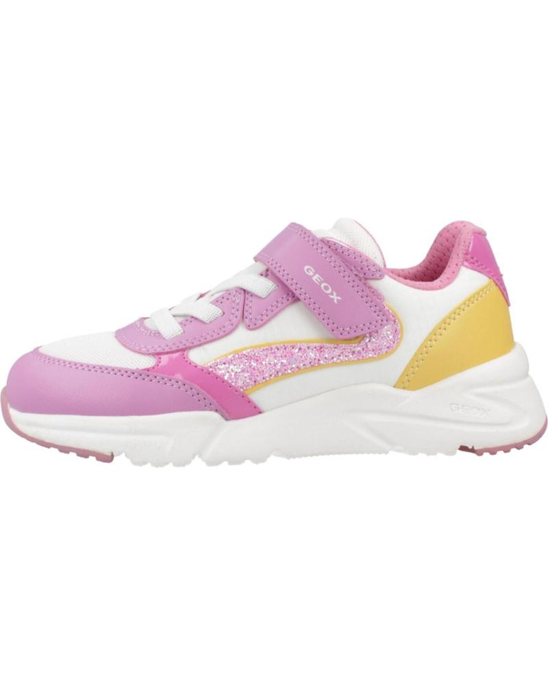 GEOX ZAPATILLAS CASUAL NIÑA J LOFTUS VELCRO ROSA C8F2V
