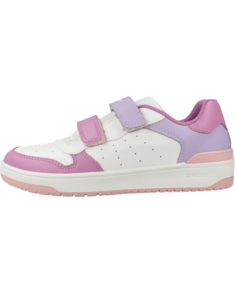 GEOX J WASHIBA GIRL ZAPATILLAS CASUAL NIÑA CIERRE VELCRO ROSA C1Z8B C1Z8B