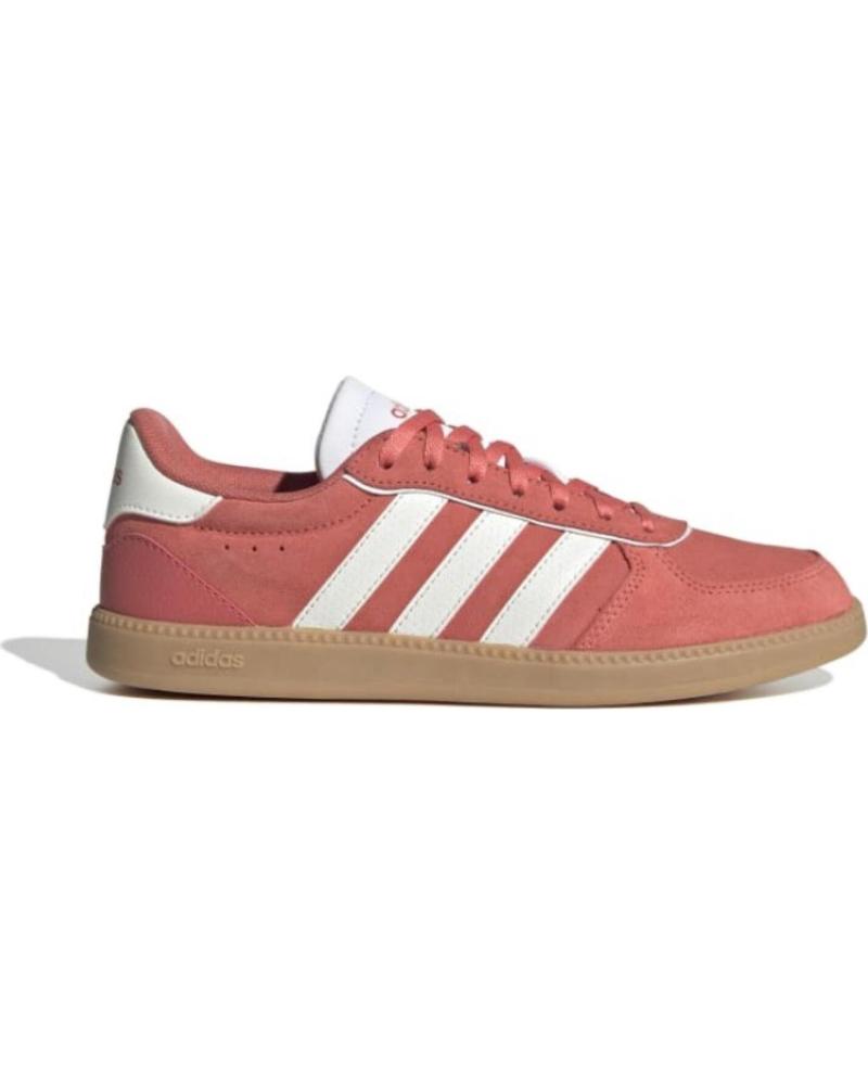 ZAPATILLAS CASUAL ADIDAS BREAKNET SLEEK SUEDE MUJER PRELSC-CWHITE-FTWWHT
