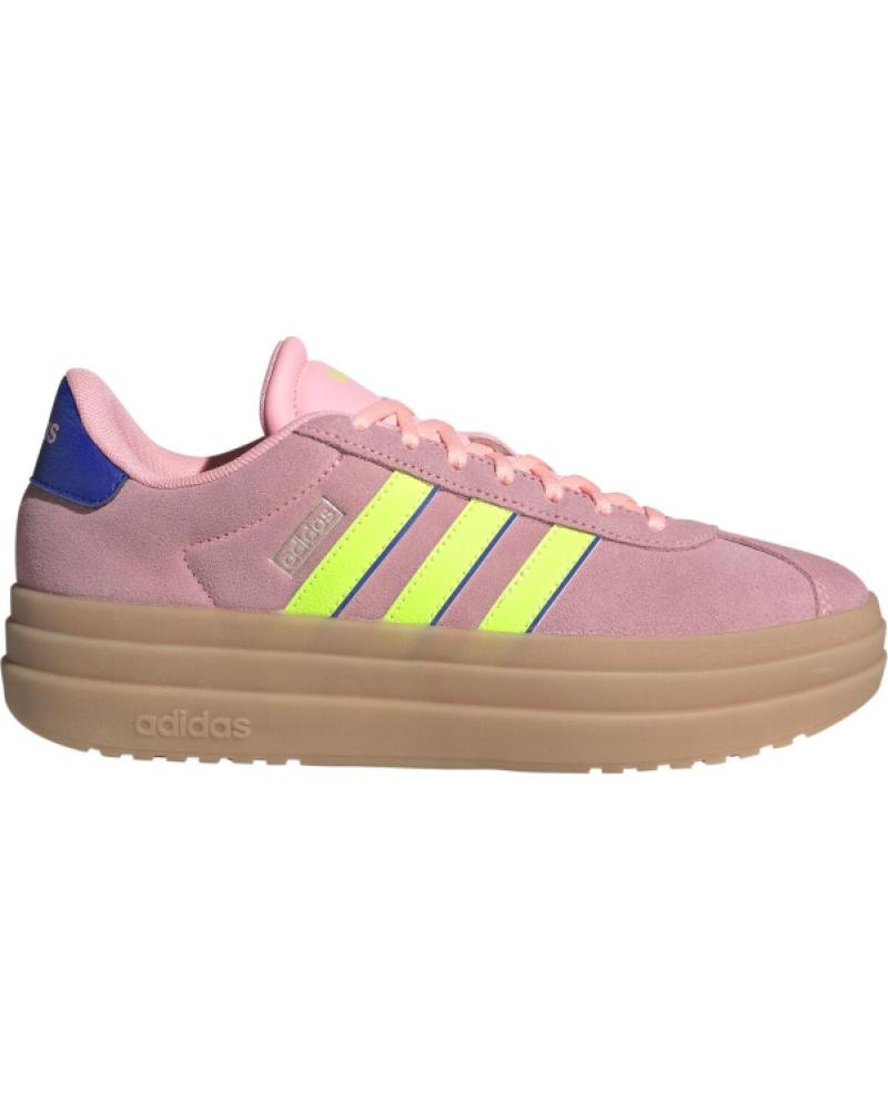 ADIDAS VL COURT BOLD ZAPATILLAS CASUAL MUJER ROSA