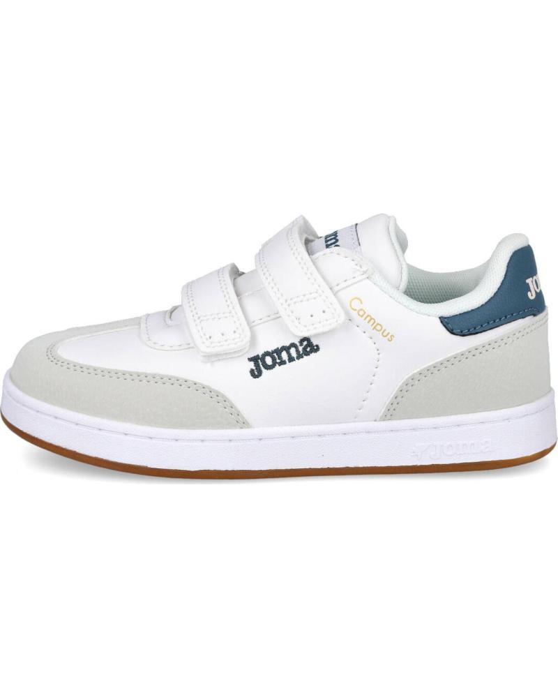 ZAPATILLAS DEPORTIVAS NIÑOS JOMA CAMPUS JR-2603 VELCRO BLANCO-AZUL BLANCO-AZUL