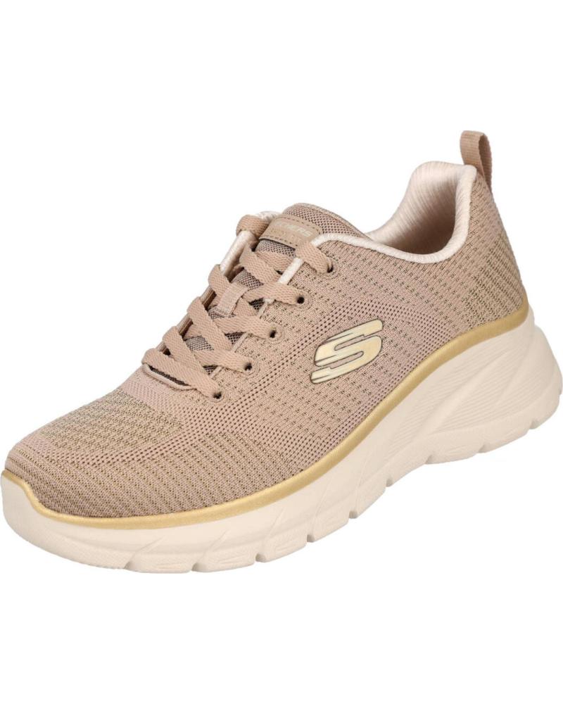 ZAPATILLAS CASUAL SKECHERS FASHION FIT 2.0 MOONLIGHT GLOW PARA MUJER TAUPE