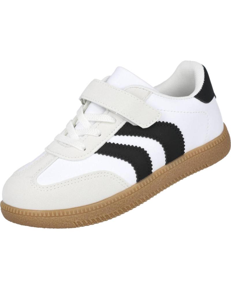 ZAPATILLAS CASUAL BUBBLE BOBBLE C1750 PARA NIÑOS - BLANCO BLANCO