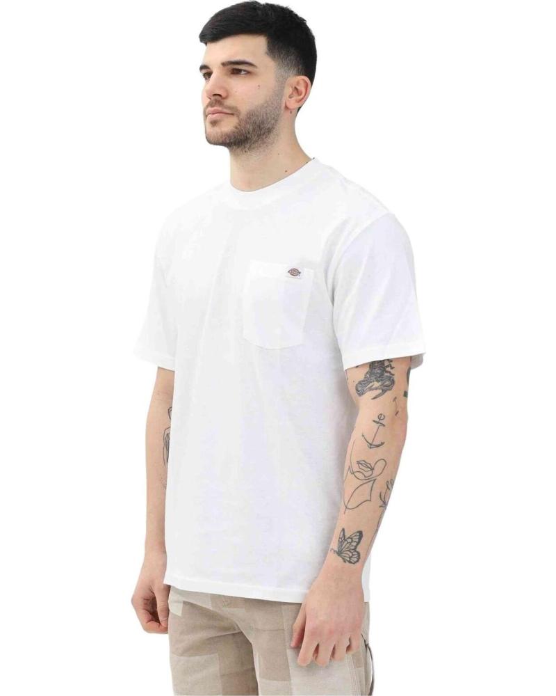CAMISETA DICKIES LURAY POCKET TEE BLANCA HOMBRE VERDE
