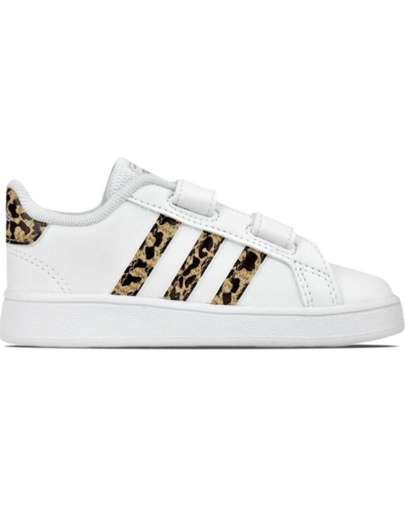 ZAPATILLAS ADIDAS GRAND COURT I CON CIERRE DE VELCRO PARA NIÑA MULTICOLOR