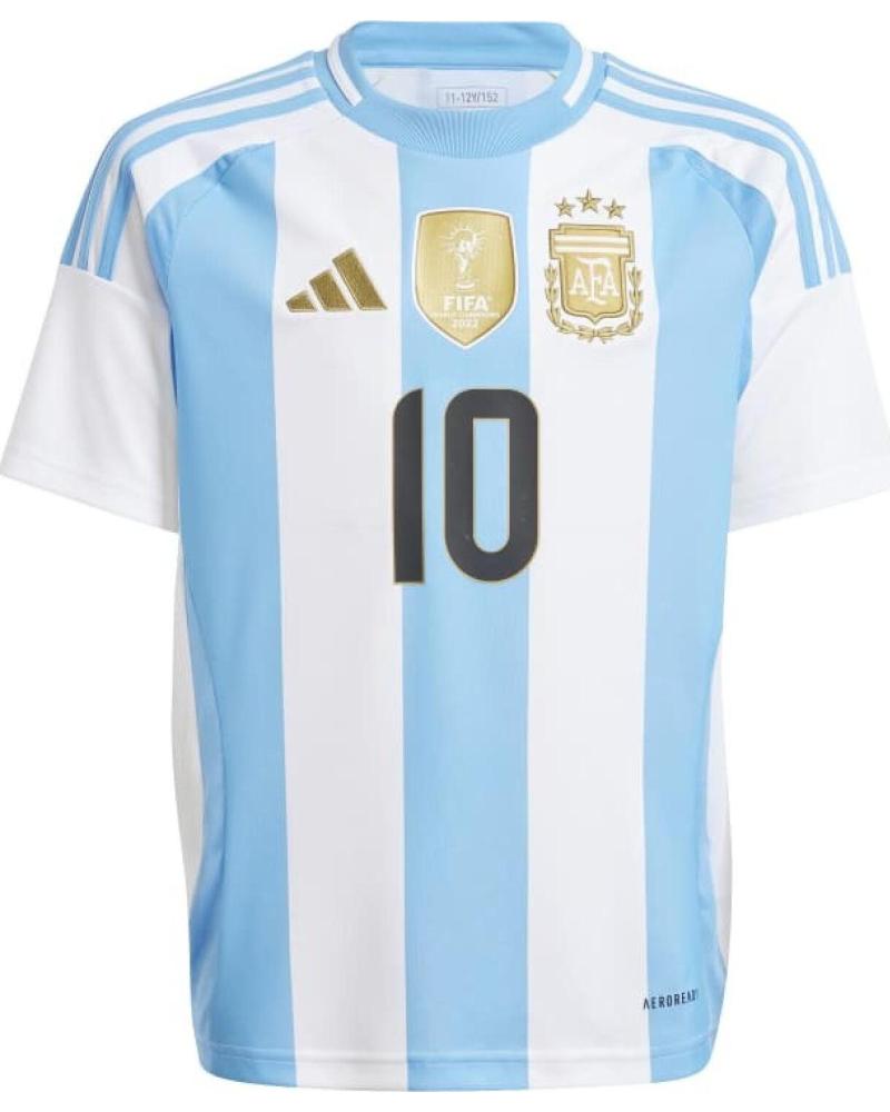 CAMISETA ADIDAS ARGENTINA HOME MESSI NIÑO 24-25 MULTICOLOR