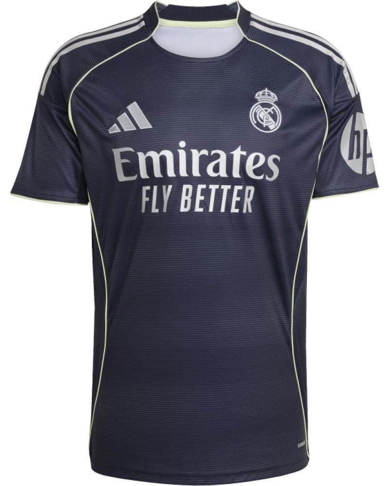 ADIDAS REAL MADRID 2ª EQUIPACIÓN 2025-26 CAMISETA HOMBRE NEGRA NEGRO