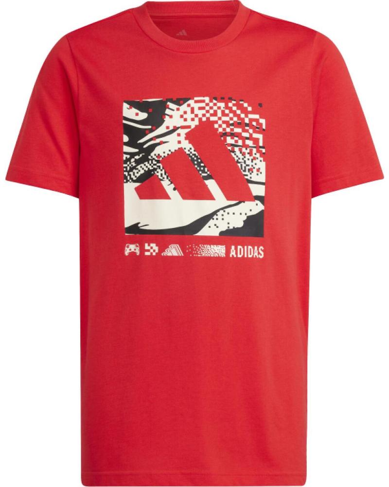 CAMISETA ADIDAS J CAMO LOGO ESTAMPADA PARA NIÑO MULTICOLOR