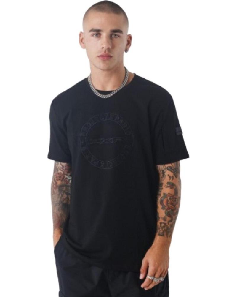 CAMISETA PROJECT X PARIS TECHNIQUE NEGRA CON LOGO MULTICOLOR