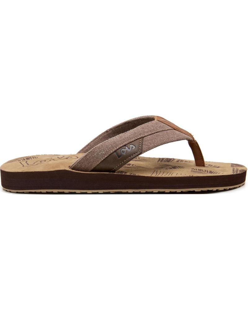 LOIS JEANS 86123-023 CHANCLAS DEDO HOMBRE MARRÓN MARRON