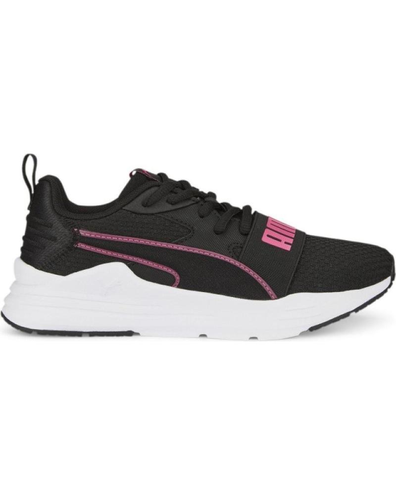 ZAPATILLAS PUMA WIRED RUN PURE JR MODELO 390847 NEGRO NEGRO