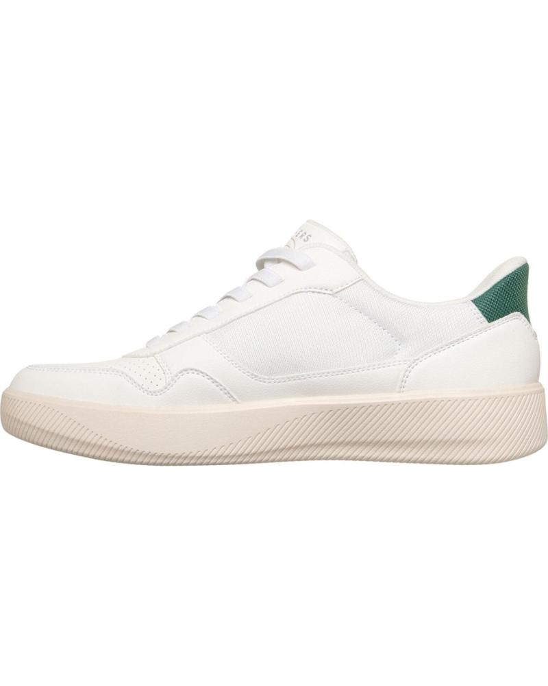 SKECHERS SLIP-INS ARCH-FIT COURT BREAK ZAPATILLAS CASUAL HOMBRE BLANCO