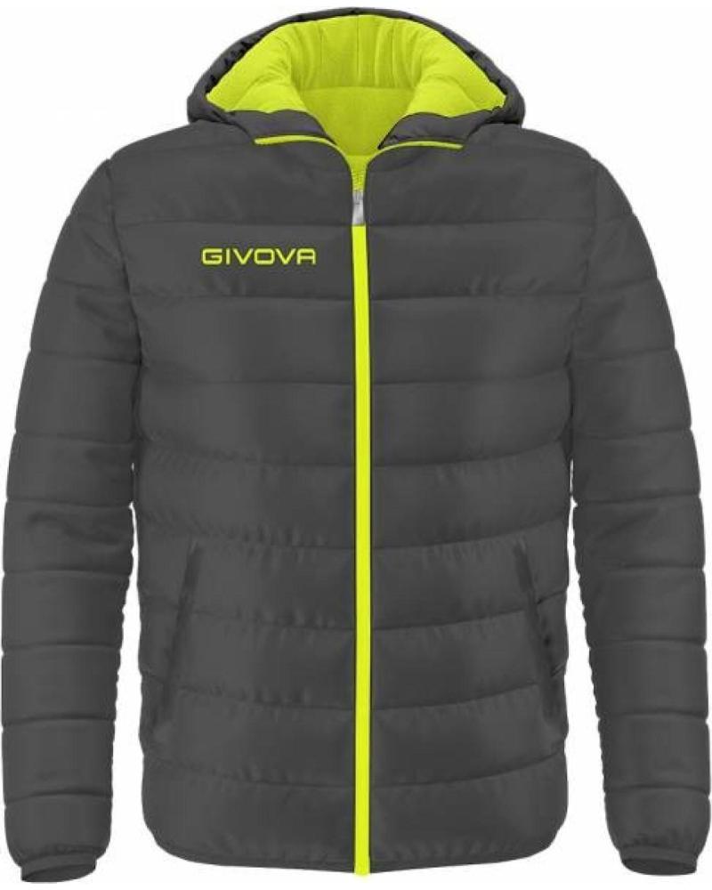 GIVOVA CHAQUETA PLUMÍFERA CON CAPUCHA VERDE