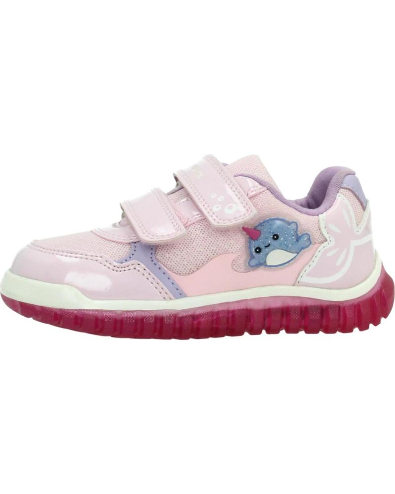 GEOX ZAPATILLAS B LIGHTYLOO GIRL CIERRE VELCRO ROSA NIÑA C8842 C8842