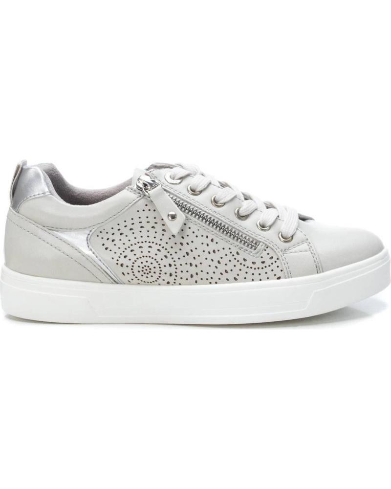 ZAPATILLAS MUJER XTI CASUAL CON CREMALLERA LATERAL GRIS GRIS