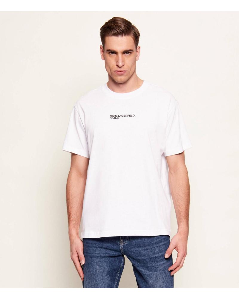 CAMISETA KARL LAGERFELD CON ESTAMPADO GRÁFICO - BLANCO BLANCO