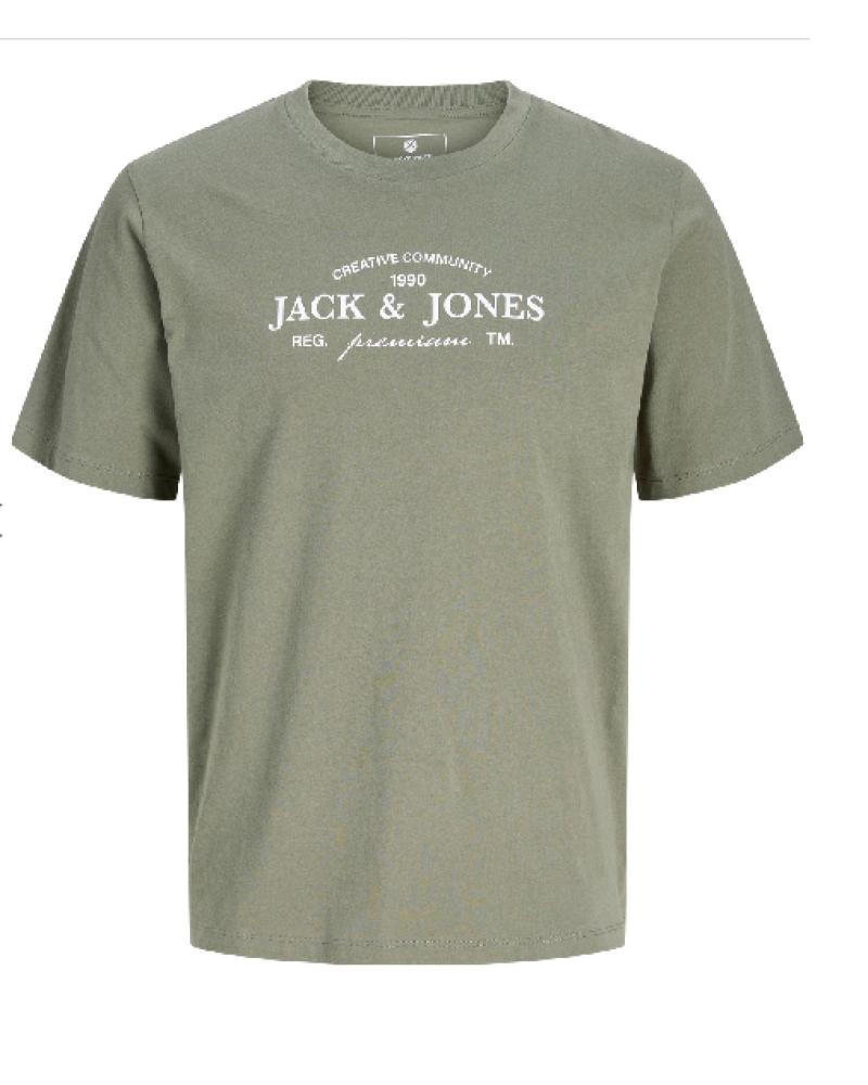 JACK AND JONES CAMISETA JACK & JONES JPRBLAKEVIN SS TEE FST 12298017 VERDE VER