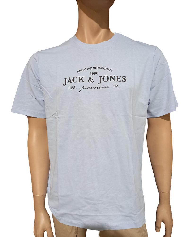 JACK AND JONES CAMISETA JACK & JONES JPRBLAKEVIN SS TEE FST 12298017 AZUL A