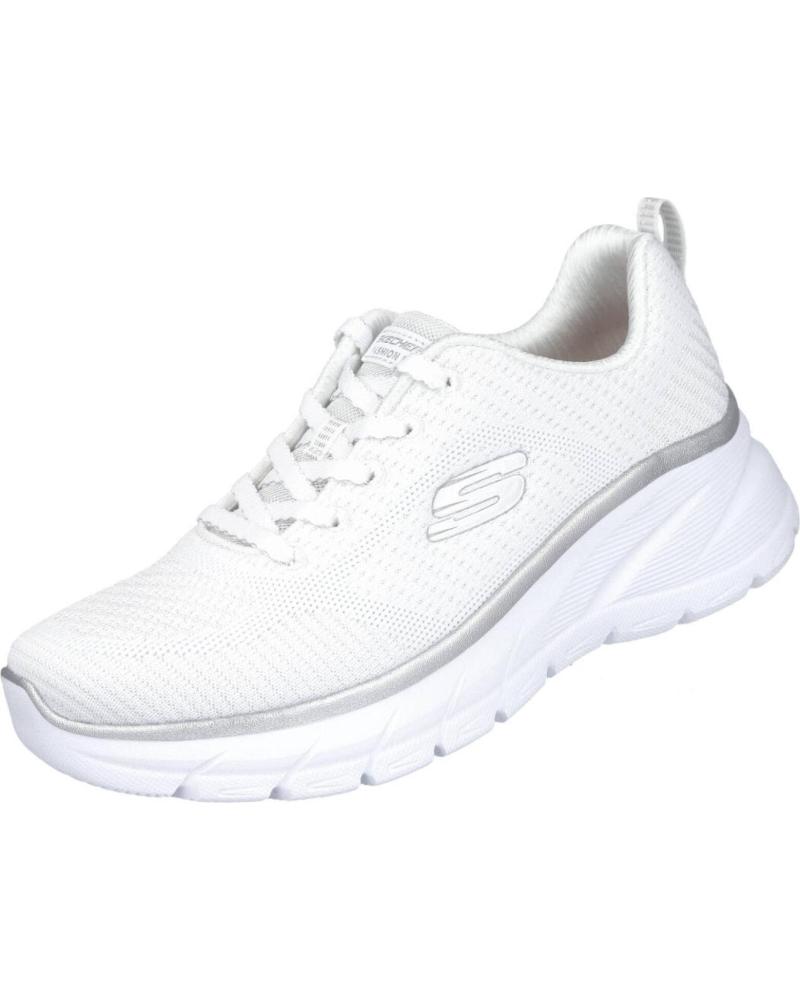 SKECHERS ZAPATILLAS SKECHERS FASHION FIT 20 MOONLIGHT GLOW BLANCAS PARA MUJER BLANCO