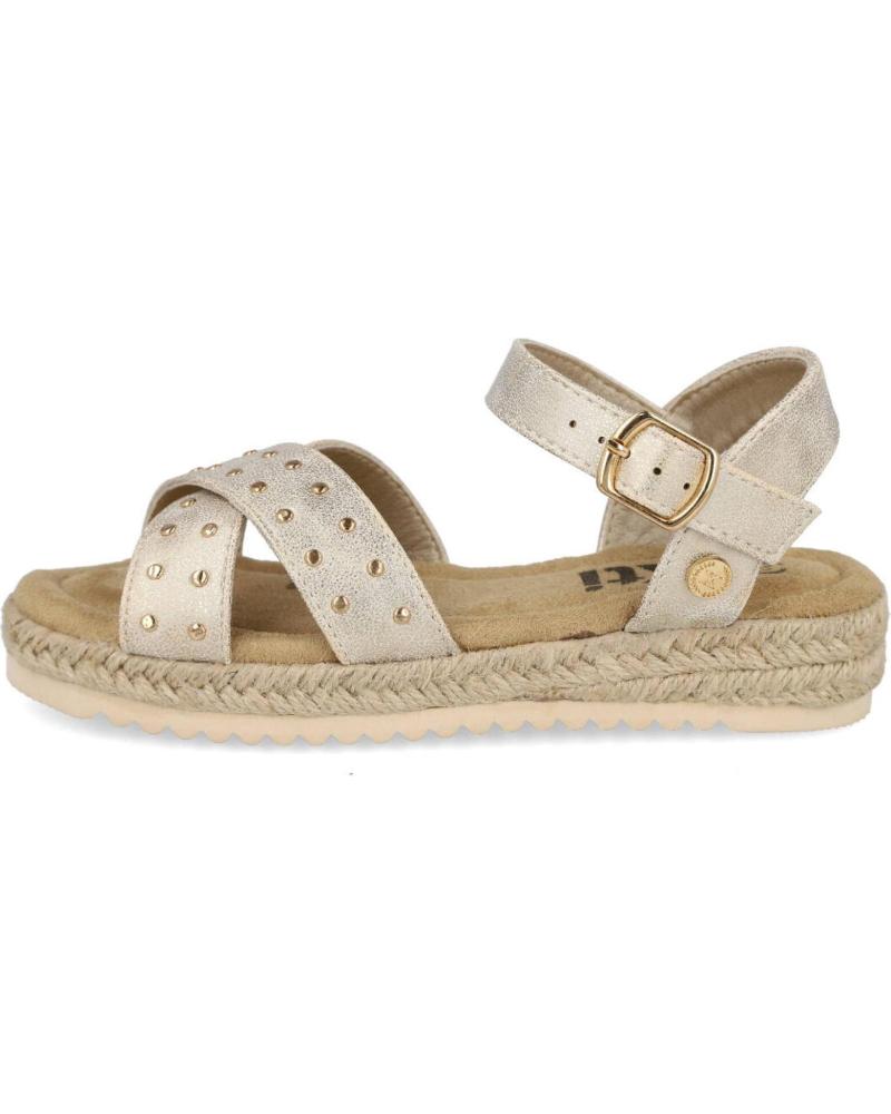 XTI SANDALIAS XTI NIÑA CON TACHAS DORADAS ORO