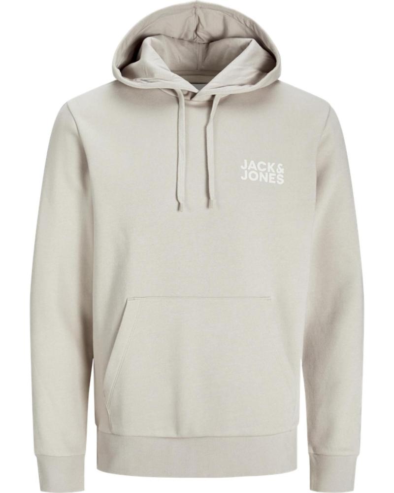 JACK AND JONES SUDADERA CON CAPUCHA JACK JONES PARA HOMBRE LOGOTIPO ESTAMPA SUDADERA CON CAPUCHA JACK JONES PARA HOMBRE LOGOTIPO