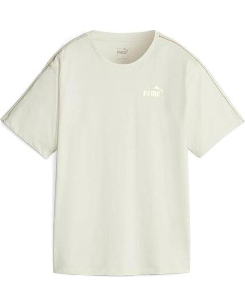 PUMA CAMISETA PUMA ESSENTIALS MINIMAL GOLD BLANCA MUJER BLANCO