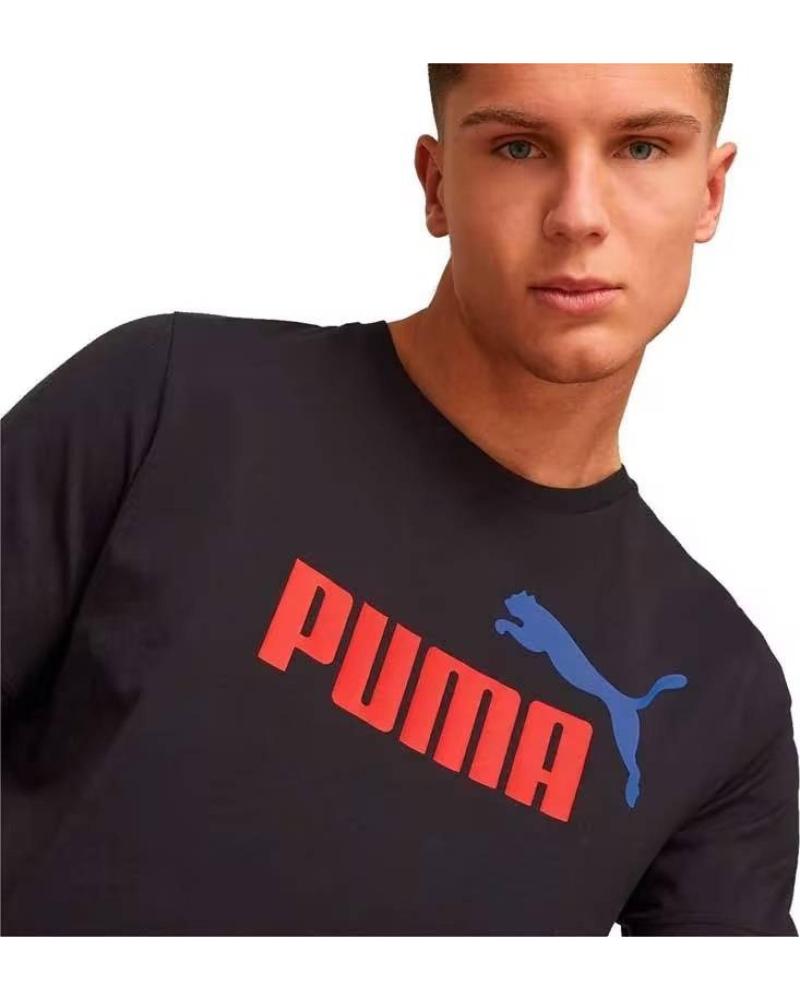 PUMA CAMISETA PUMA ESSENTIALS 2 NEGRA PARA HOMBRE NEGRO