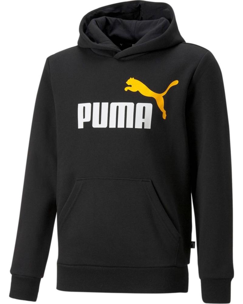 PUMA SUDADERA PUMA ESS 2 COL BIG LOGO NIÑOS NEGRO NEGRO