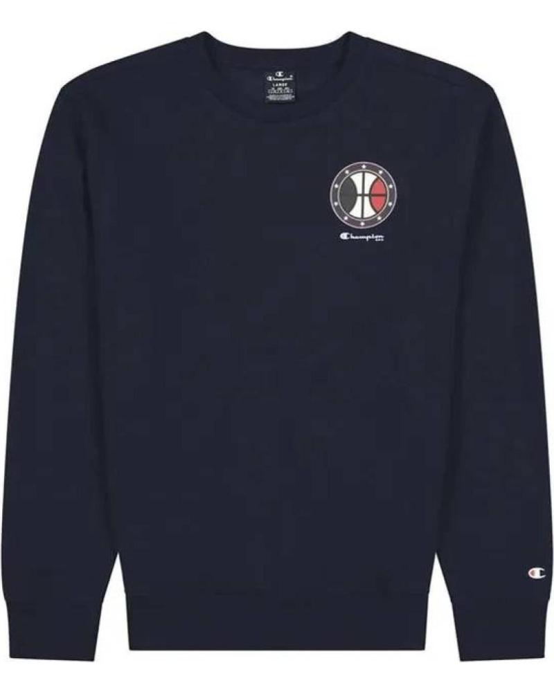 CHAMPION SUDADERA CHAMPION SIN CAPUCHA - NEGRO NEGRO