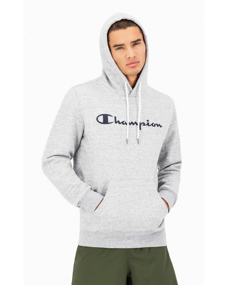 CHAMPION SUDADERA CHAMPION GRIS CON LOGO GRIS