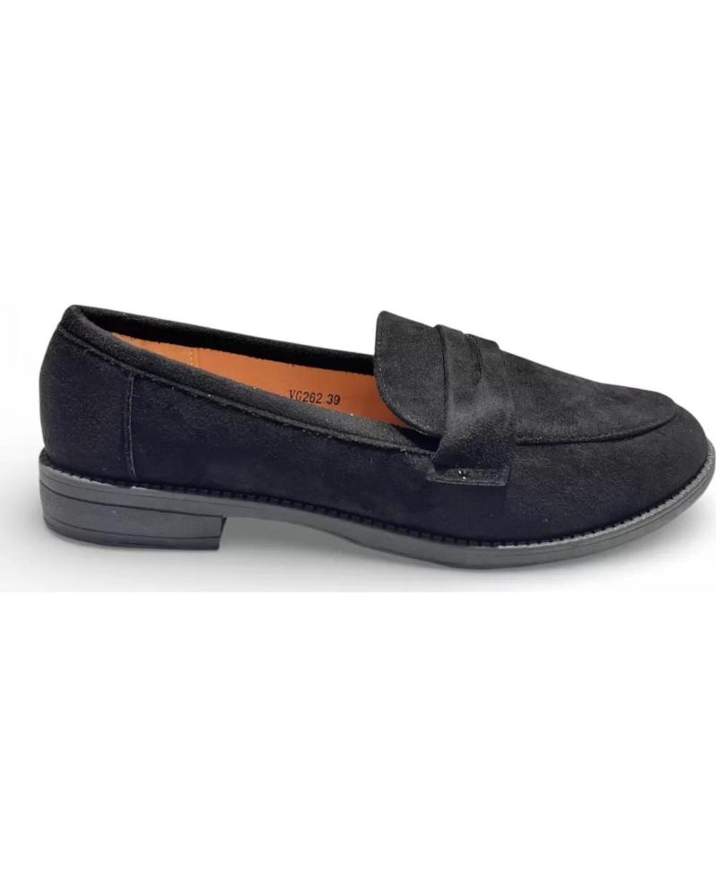 TIMBOS MOCASINES PLANOS DE MUJER TIMBOS NEGRO NEGRO
