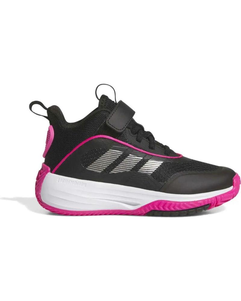 ZAPATILLAS ADIDAS OWNTHEGAME 3 PARA NIÑOS NEGRA NEGRO