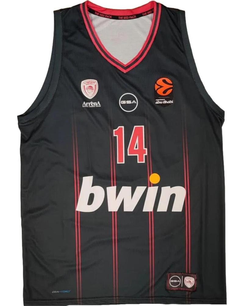 GSA CAMISETA OFICIAL OLYMPIACOS EUROLIGA 2026 ALEKSANDER VEZENKOV 1
