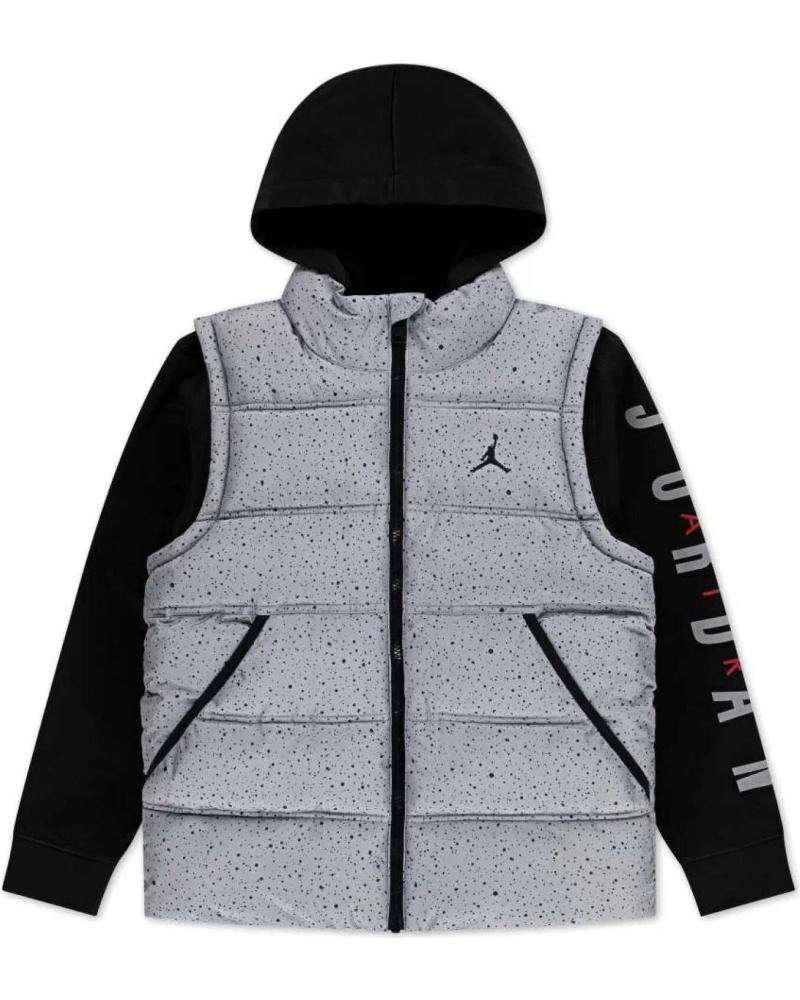 CHAQUETA JORDAN PUFFER CON CAPUCHA PARA JUNIOR 1