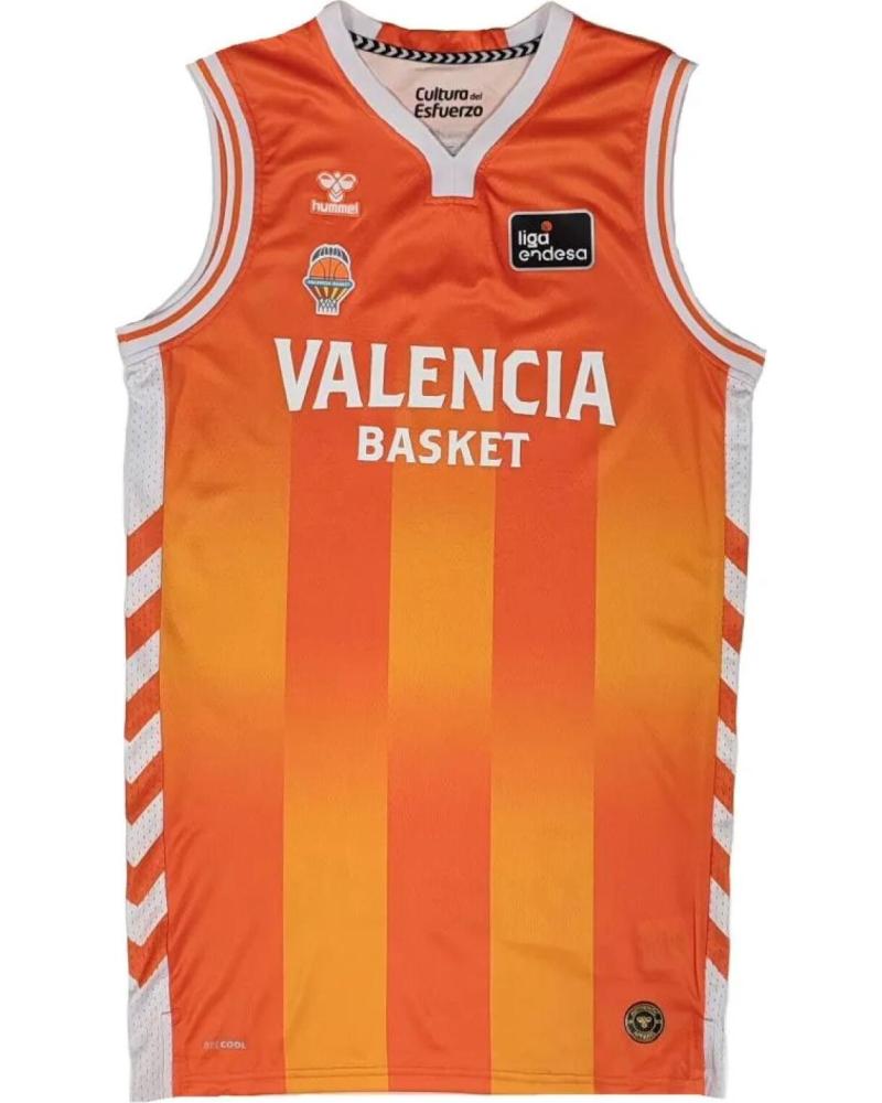 HUMMEL CAMISETA OFICIAL VALENCIA BASKET ACB PRIMERA EQUIPACIÓN 2026