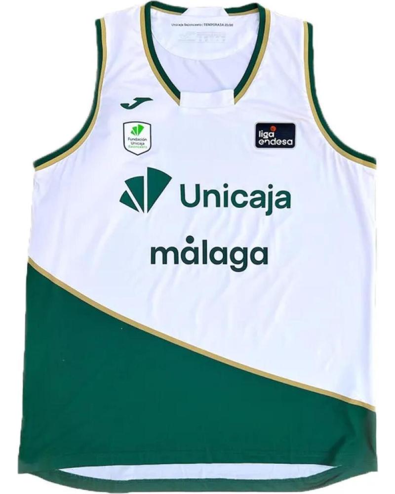 JOMA CAMISETA JOMA UNICAJA MÁLAGA INFANTIL OFICIAL BLANCO