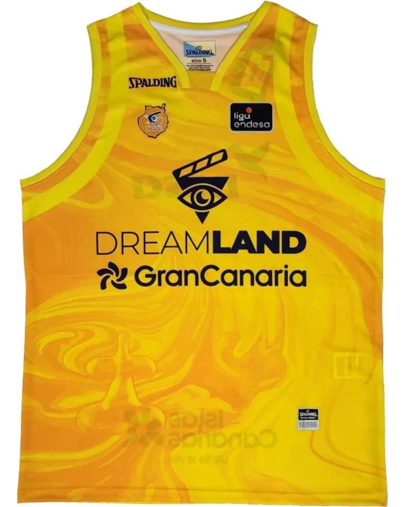 SPALDING CAMISETA SPALDING GRAN CANARIA ACB 2026 HOMBRE AMARILLA 1