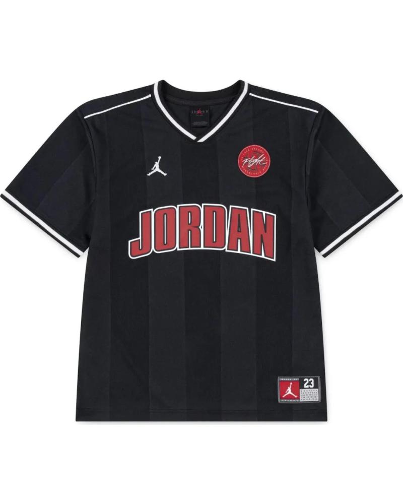 JORDAN CAMISETA JORDAN AIR FLIGHT SPORT JERSEY JUNIOR NEGRA 1