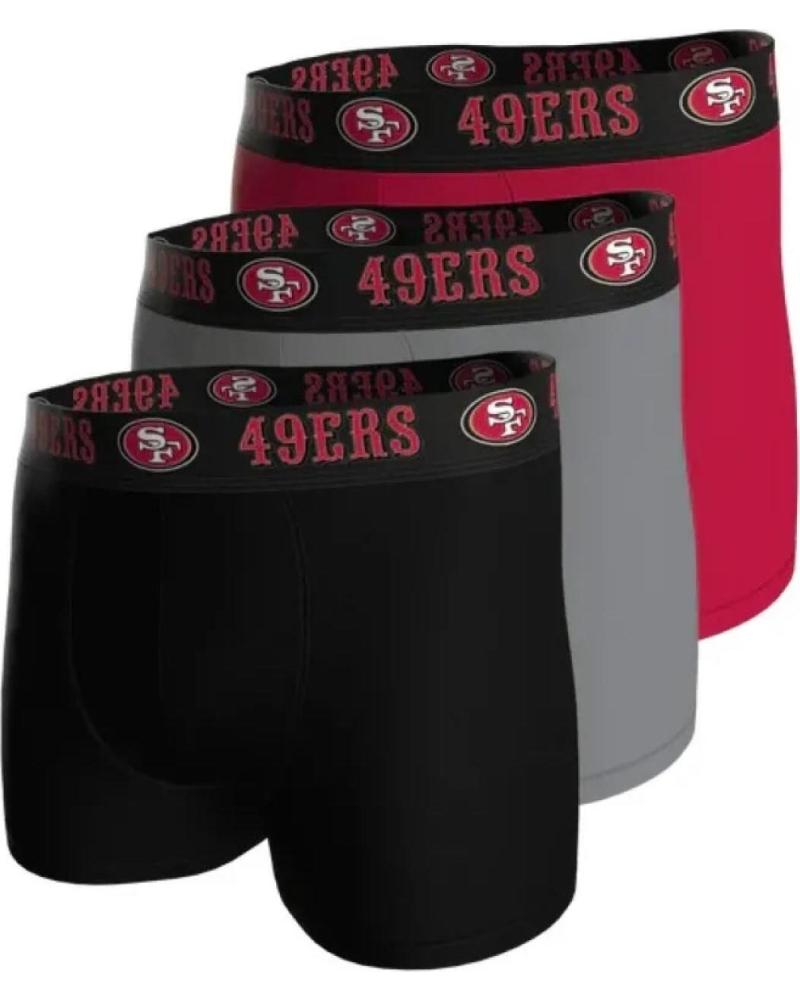 JORDAN PACK 3 CALZONCILLOS BOXER JORDAN SAN FRANCISCO 49ERS NFL STRETCH