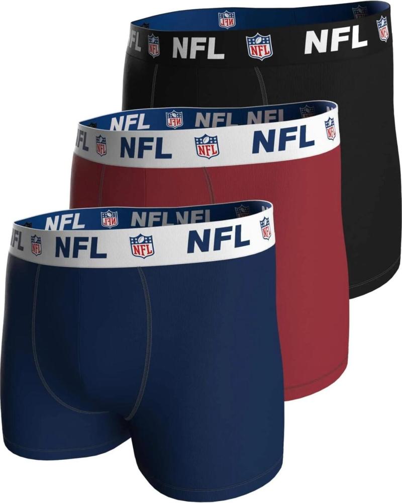 JORDAN PACK 3 CALZONCILLOS BOXER NFL STRETCH COTTON 1