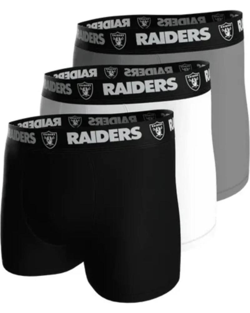 JORDAN PACK 3 CALZONCILLOS BOXER JORDAN LAS VEGAS RAIDERS NFL STRETCH COTTON
