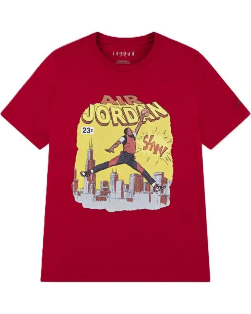 JORDAN CAMISETA JORDAN AIR COMIC SLAM JUNIOR ROJA 1