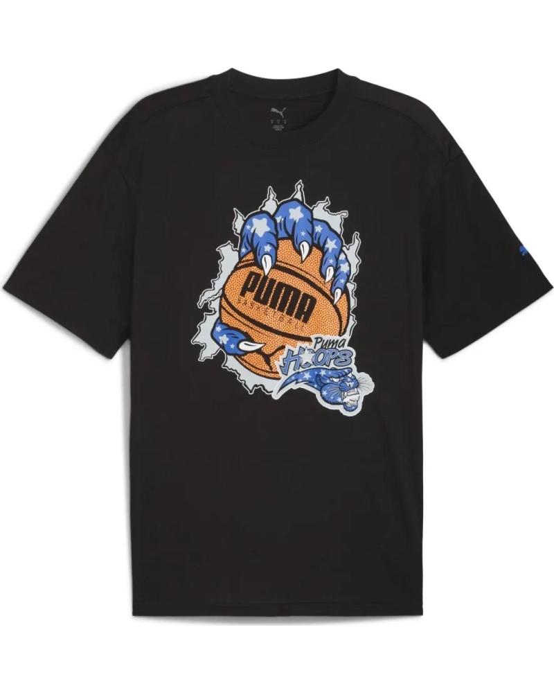 PUMA CAMISETA PUMA HOOPAVERSE 3 NEGRA HOMBRE 1