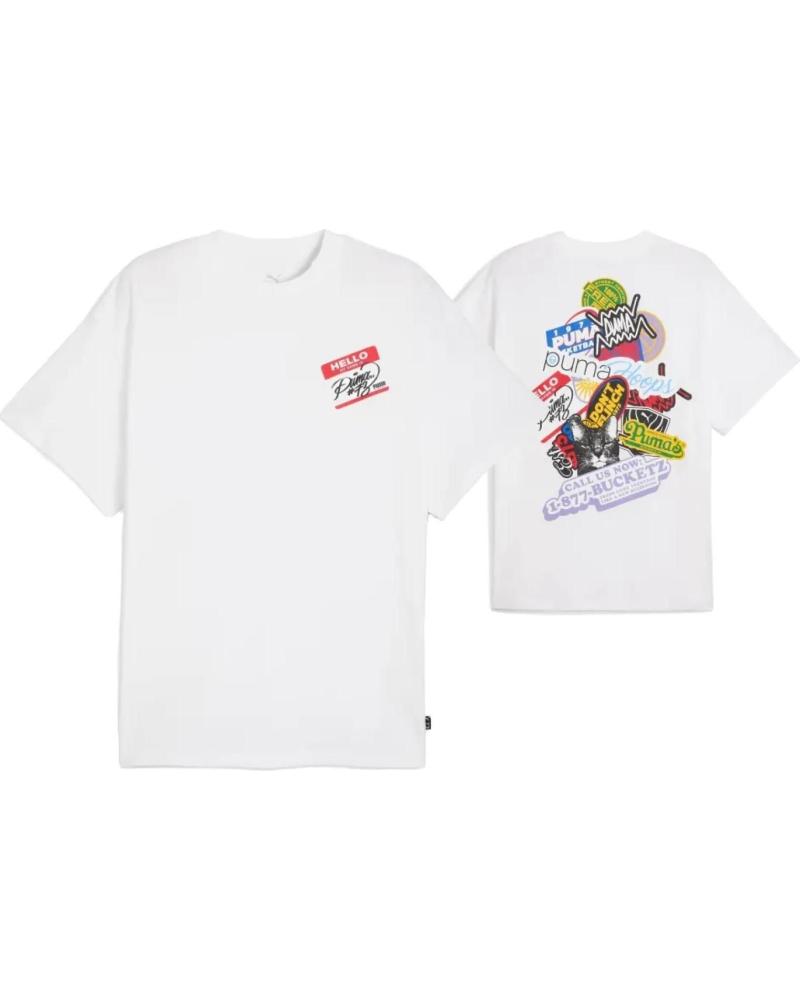 PUMA CAMISETA BLANCA PUMA HOOPER HOTLINE 1