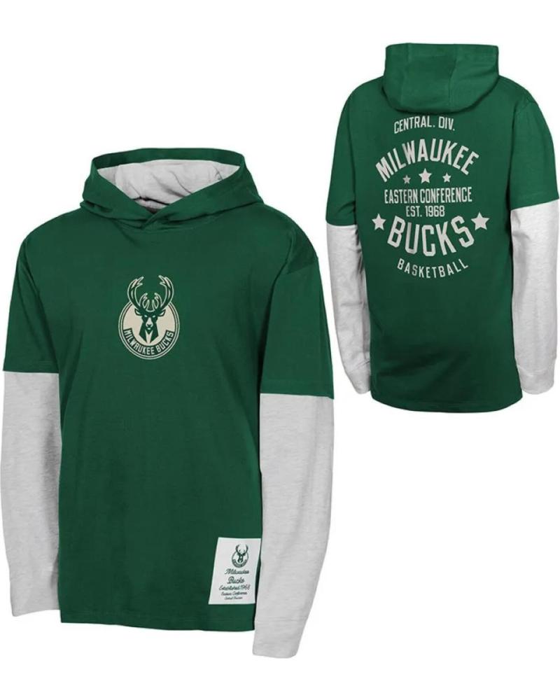 NIKE SUDADERA CON CAPUCHA JUVENIL NIKE MILWAUKEE BUCKS 